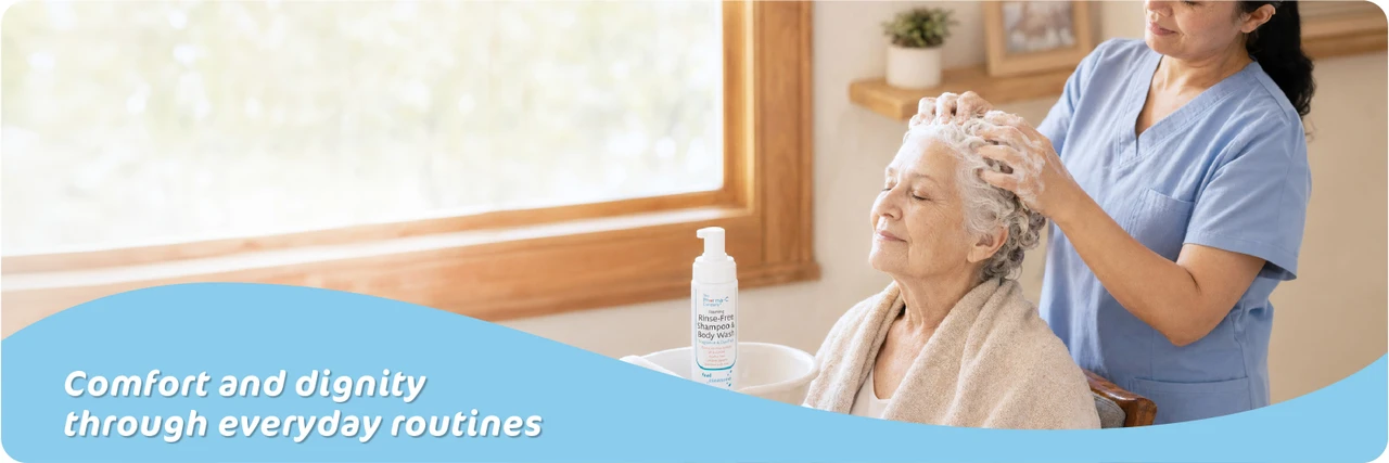 The Pharma‑C Company’s products are designed to support comfort and dignity through everyday care routines.