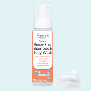 Foaming Rinse-Free Shampoo & Body Wash