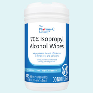 70% Isopropyl Alcohol Wipes 175 First Aid Antiseptic
