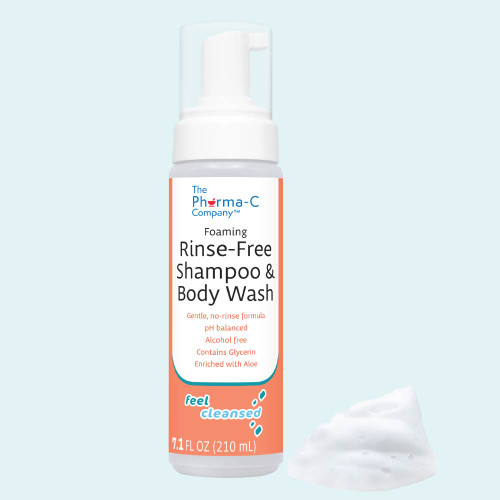 Pharma-C Rinse Free Shampoo & Body Wash 7 fl oz bottle, 6 bottles per case