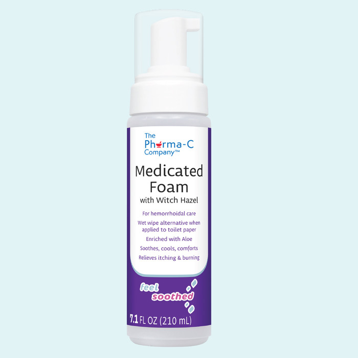 Medicated Foam with Witch Hazel