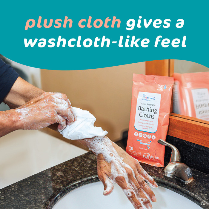Water Activated Bathing Cloths