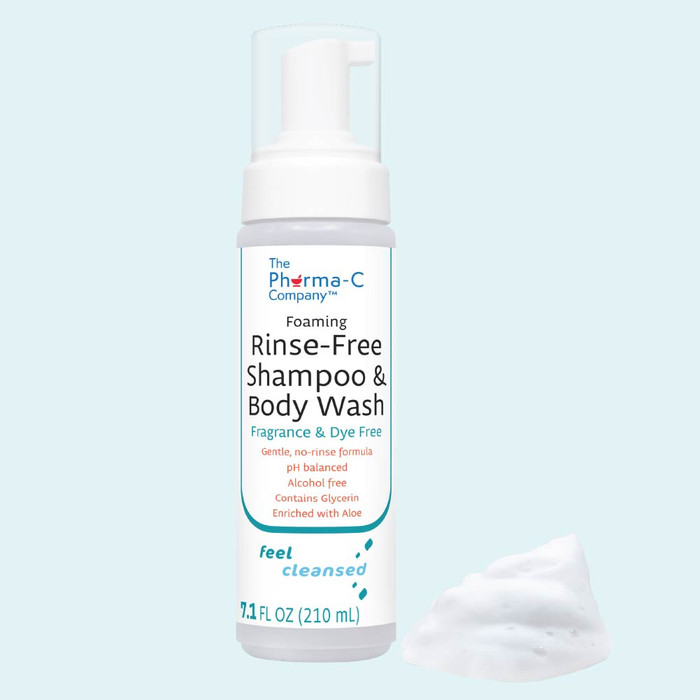 Pharma-C Rinse Free Shampoo & Body Wash 7 fl oz bottle, 6 bottles per case