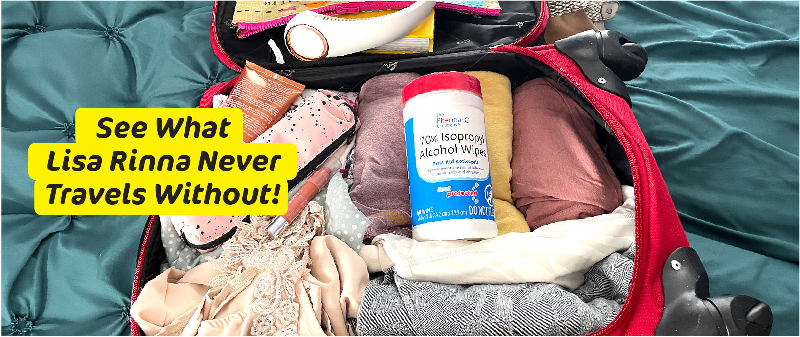See What Lisa Rinna Never Travels Without