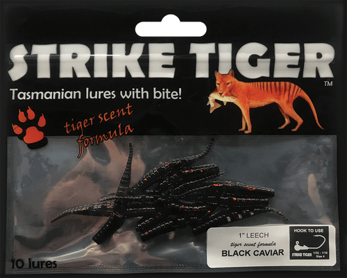Strike Tiger 1" Leech - BLACK CAVIAR