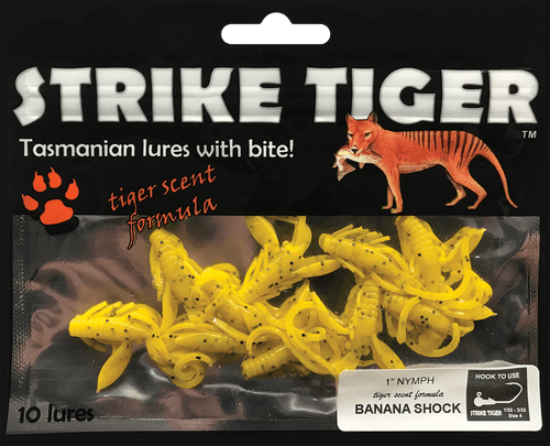 Strike Tiger 1" nymph - BANANA SHOCK (10 pack)