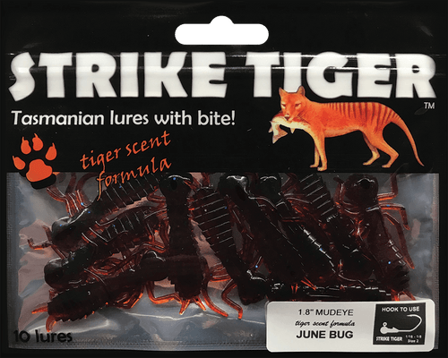 Strike Tiger 1.8" mudeye - JUNE BUG (10 pack)