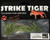 Strike Tiger 1" leech - OLIVE PEPPER (10 pack)