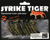 Strike Tiger 2" t-tail pro series - BLACK N GOLD (10 pack)