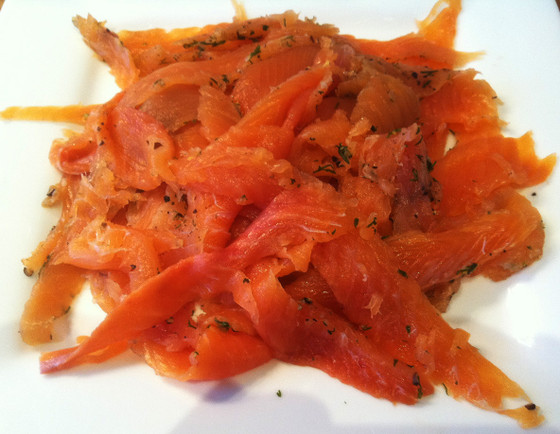 Making Swedish Gravadlax with Wild Caught Tasmanian Brown Trout