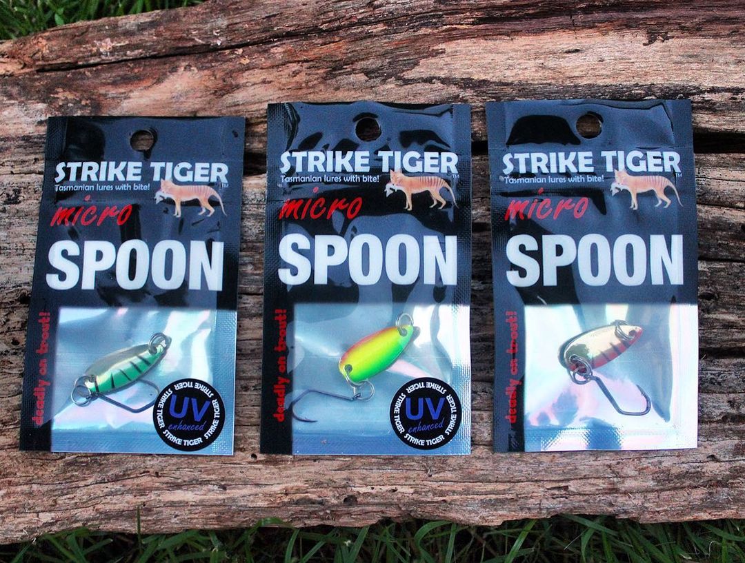 Fishing with Strike Tiger micro spoons