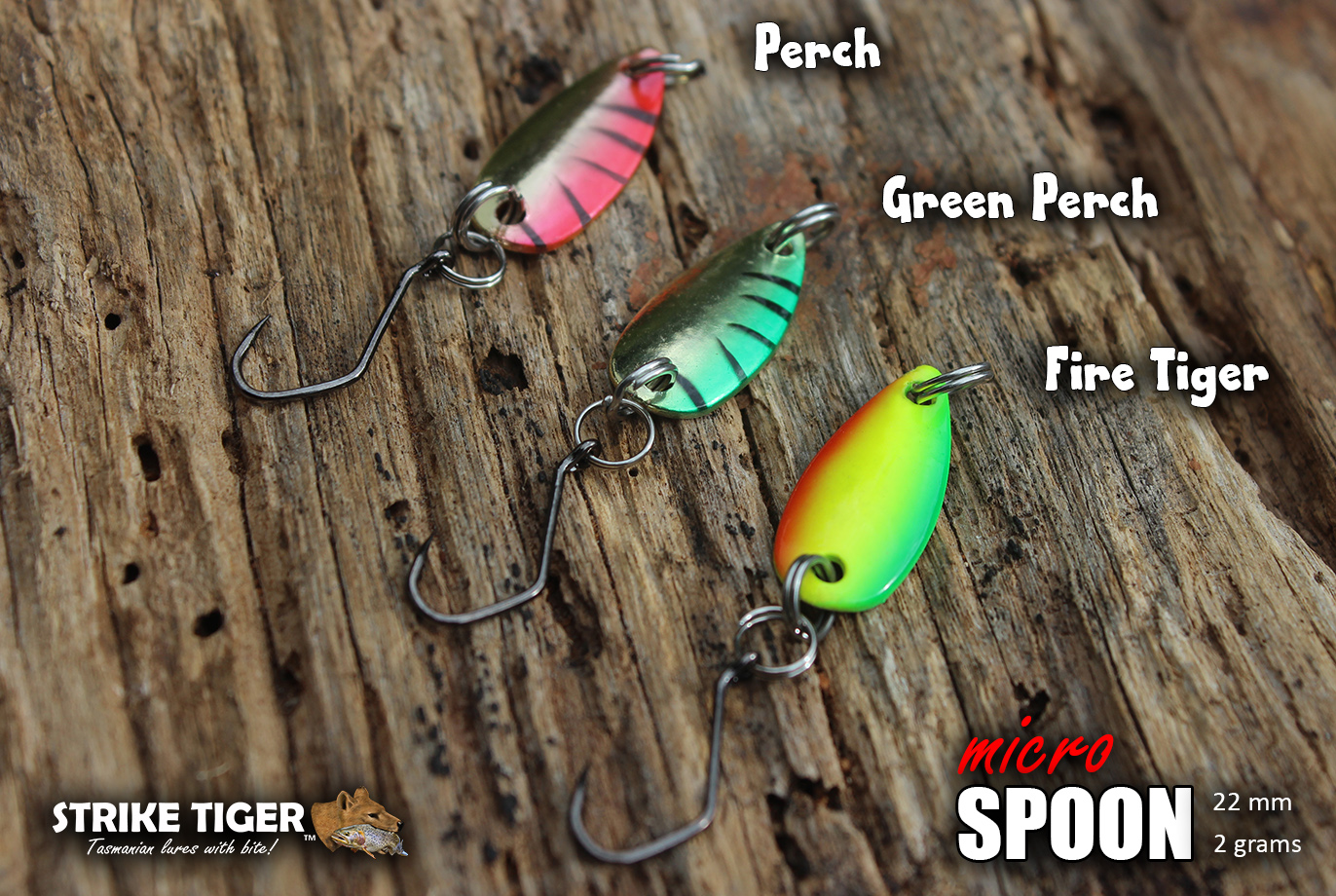 Fishing with Strike Tiger micro spoons