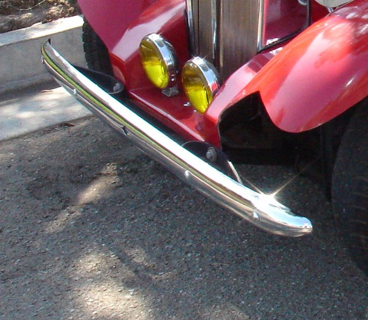 Bumper, Front, MG Replica (Chrome) 55"
