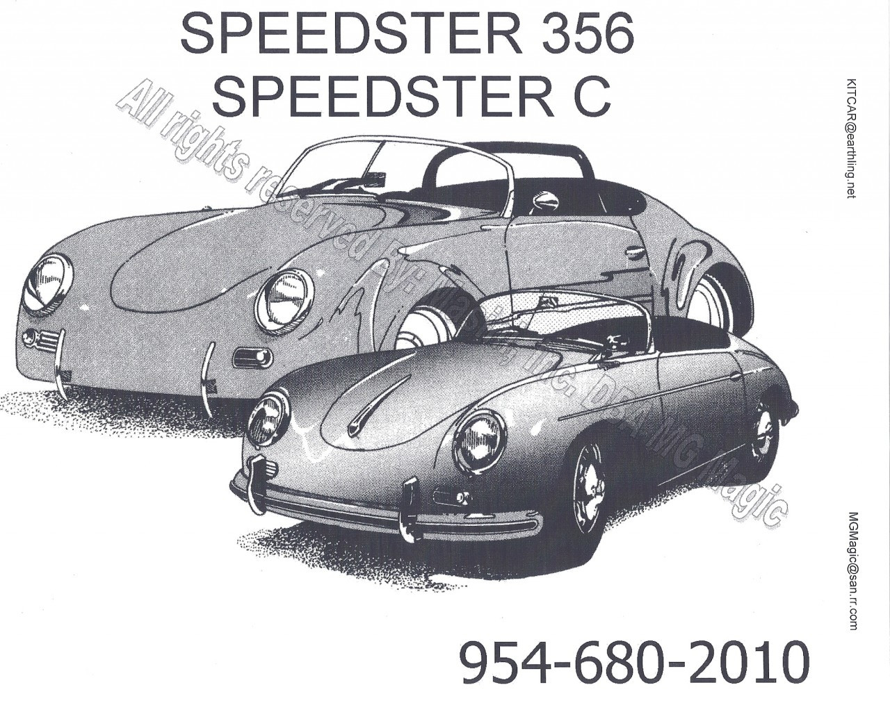 Windshield, Speedster 356 / 356C (Glass Only)