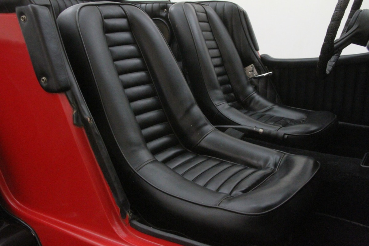 Upholstery, Gazelle / SSK "Black" Front Seat (Each) (Vinyl Only) 