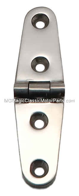 Hinge, Deck Lid, Strap Style Gazelle / SSK (Stainless Steel) Hinge, Deck Lid, Strap Style Gazelle / SSK (Stainless Steel)