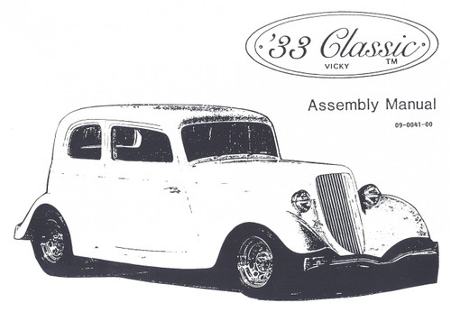 Assembly Manual, Vicky Coupe Assembly Manual, Vicky Coupe