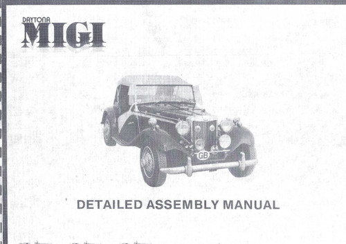 Assembly Manual, Daytona MIGI (VW or Chevy)
