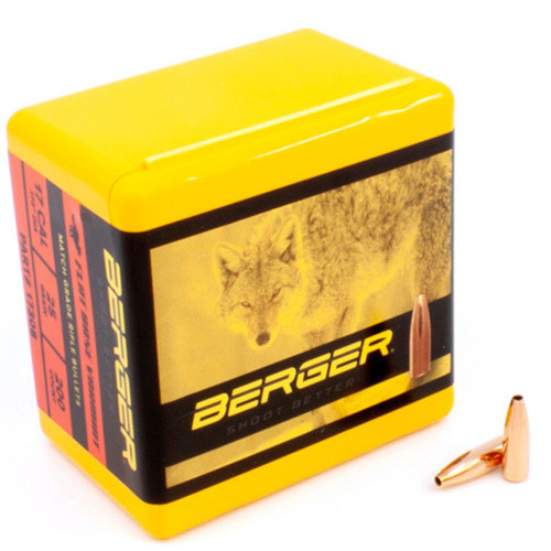 Berger 17 Cal 25 Gr FB Varmint Bullets (200 Ct) | Creedmoor Sports