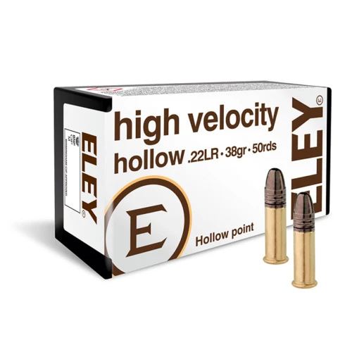 Eley .22 LR High Velocity Hollowpoint Ammunition