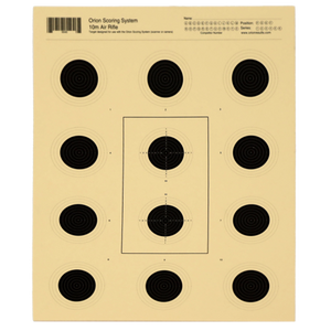 Orion 12 Bull Air Rifle Targets Orion 12 Bull Air Rifle Targets