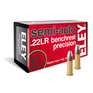 Eley 22 LR Semi Auto Benchrest Precision Ammunition