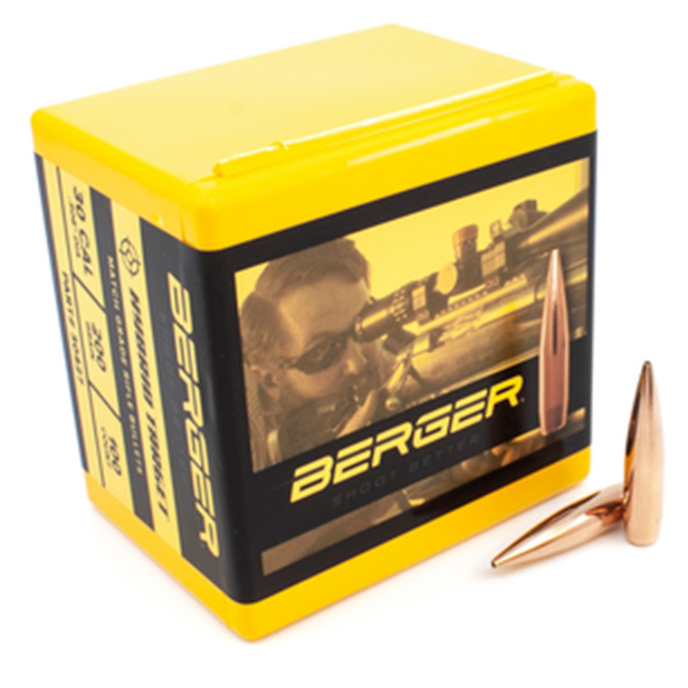 Berger 30 Cal 200 Gr Hybrid Target Bullets (100 Ct)