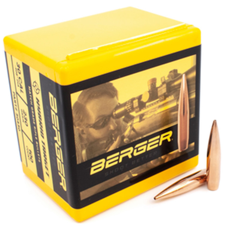 Berger 30 Cal 230 Gr Hybrid Target Bullets (100 Ct)