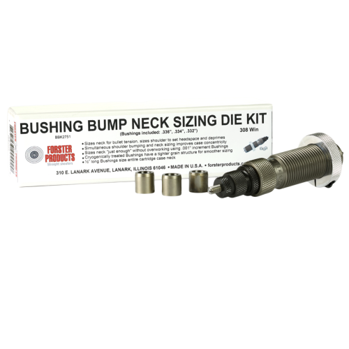 6.5 PRC Forster Bushing Bump Neck Sizing Die Kit