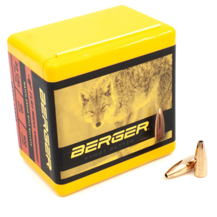 Berger 22 Cal 40 Gr FB Varmint Bullets (100 Ct)