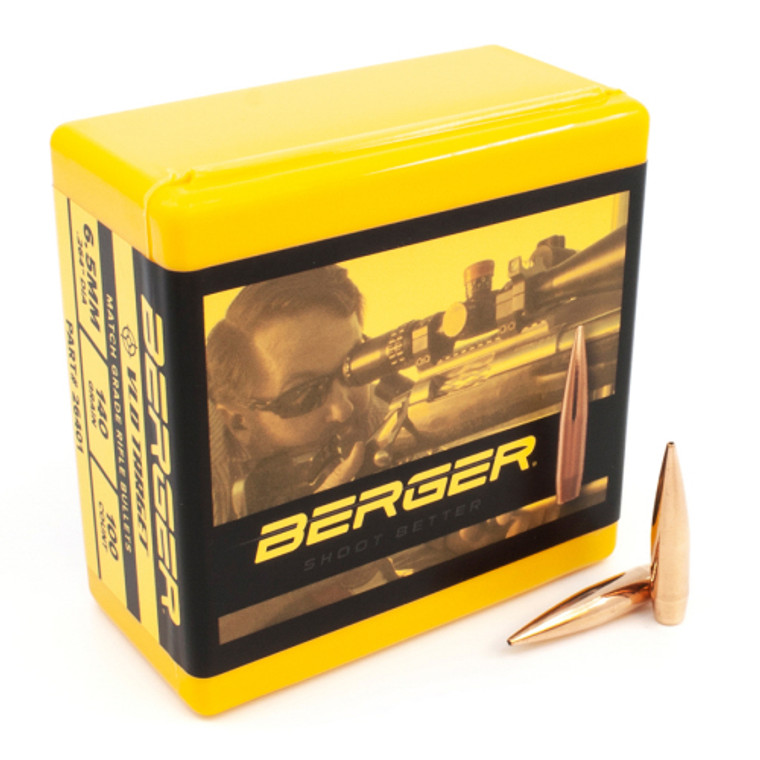 Berger 6.5mm 140 Gr VLD Bullets (100 Ct)