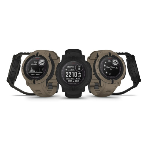 Garmin Instinct 2 Solar, Tactical Edition, Black Watch - Creedmoor