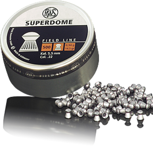 RWS Superdome .22 Caliber 5.5 mm 94 Grain Fieldline Pellets