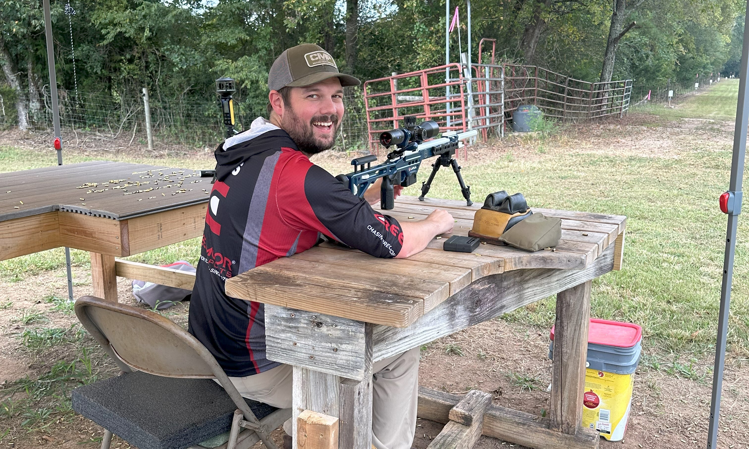 Brent from Creedmoor Sports at his first Long Gong event.