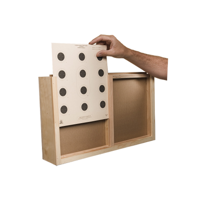 Double Target Box For Air Gun Range With Steel