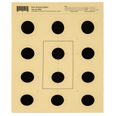 Orion 12 Bull Air Rifle Targets