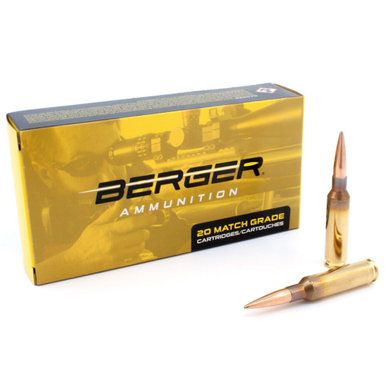 Berger 6.5 Creedmoor 144 Gr LR Hybrid Target Ammunition