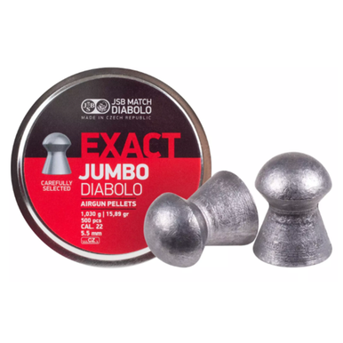 JSB Match Exact Jumbo Diabolo Pellets 15.89 Gr .22