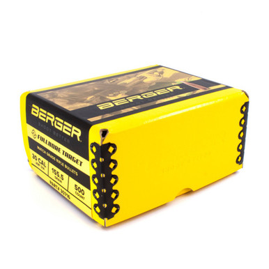 Berger 30 Cal 155.5 Gr Fullbore Target Bullets (500 Ct)