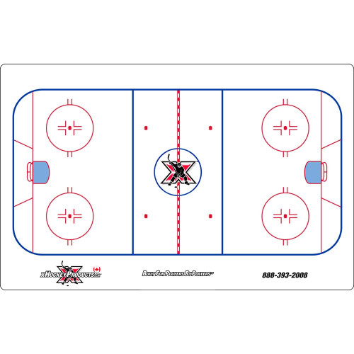 Hockey Dry Erase Coach Board Dressing Room 24"x36" xHockeyProducts.ca Canada