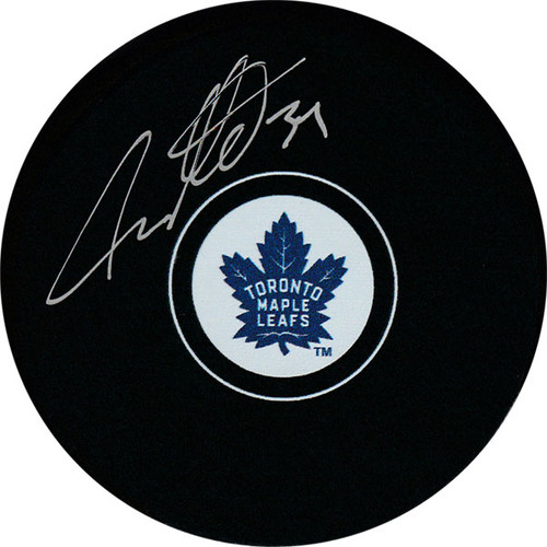 Auston Matthews Autographed Toronto Maple Leafs Puck xHockeyProducts.ca