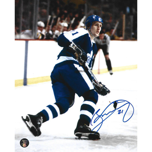 Wendel Clark Toronto Maple Leafs Autographed Crossover 8x10 Photo