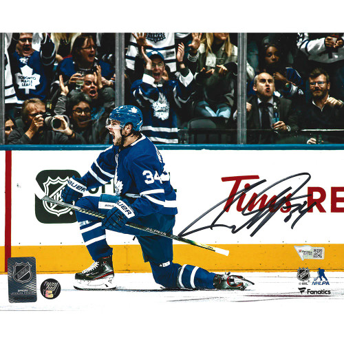 Wendel Clark Signed Toronto Maple Leafs Panoramic 8X10 Photo