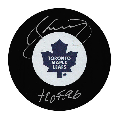 Borje Salming Autographed Toronto Maple Leafs Puck xHockeyProducts.ca Canada