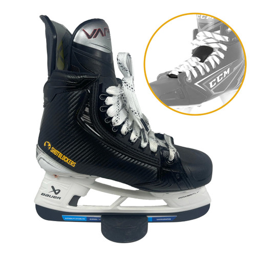 Shotblockers XT PRO + XT Shorty Tongue Combo Hockey Skate protector at xHockeyProducts.ca