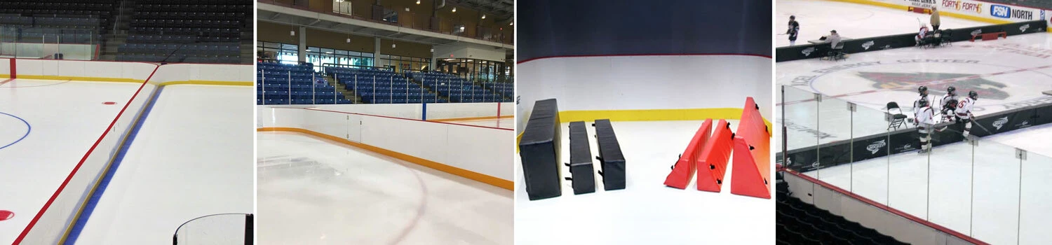 xHockeyProducts rink dividers installed across four arenas