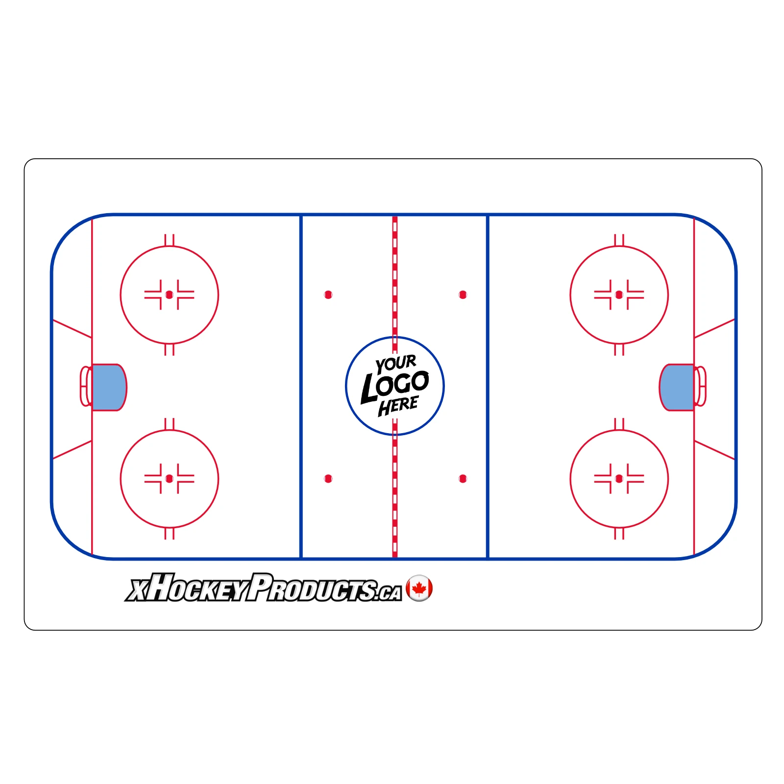 Hockey Dry Erase Coach Board Dressing Room 24"x36" xHockeyProducts.ca Canada