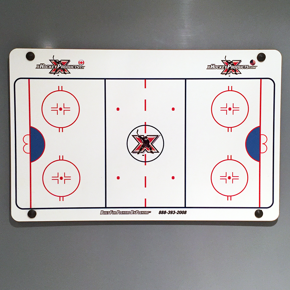 Hockey Dry Erase Coach Board Elite Suction Cup 15"x24" xHockeyProducts.ca Canada