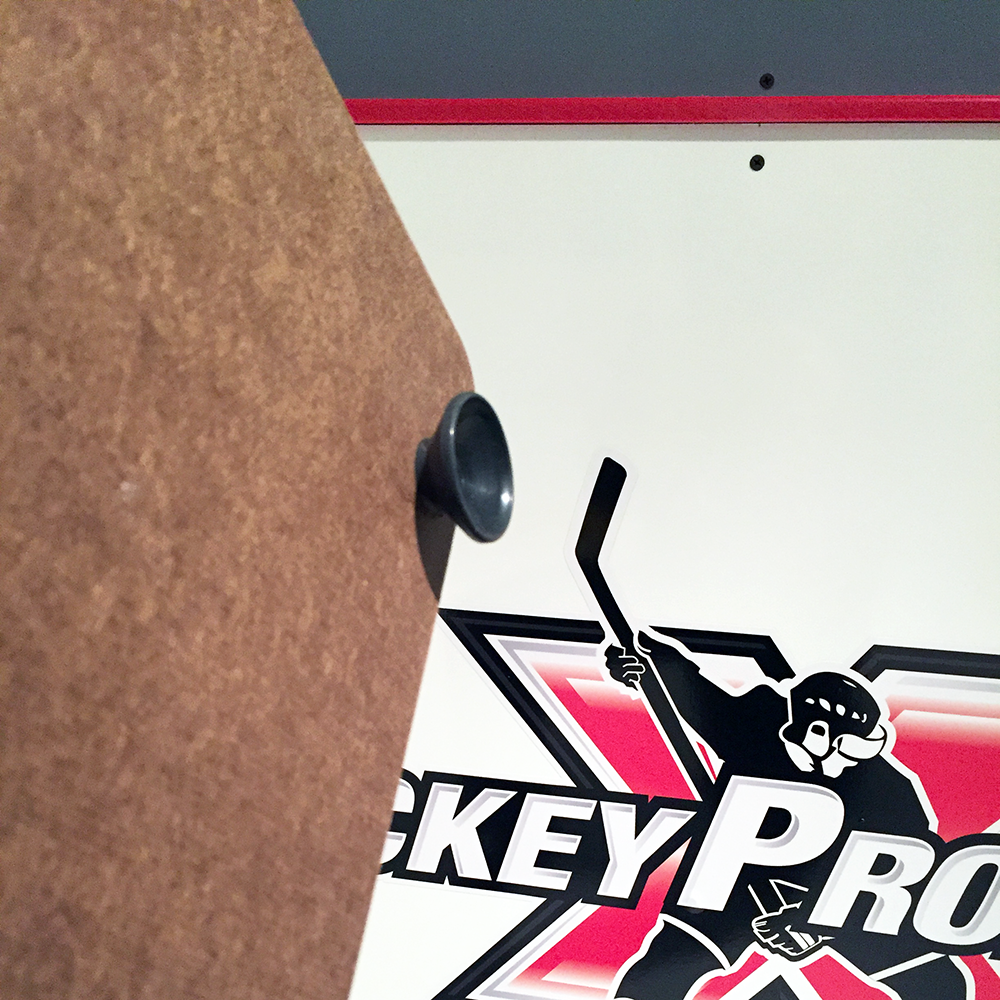 Hockey Coaching Board with Suction Elite Cups 15" x 24