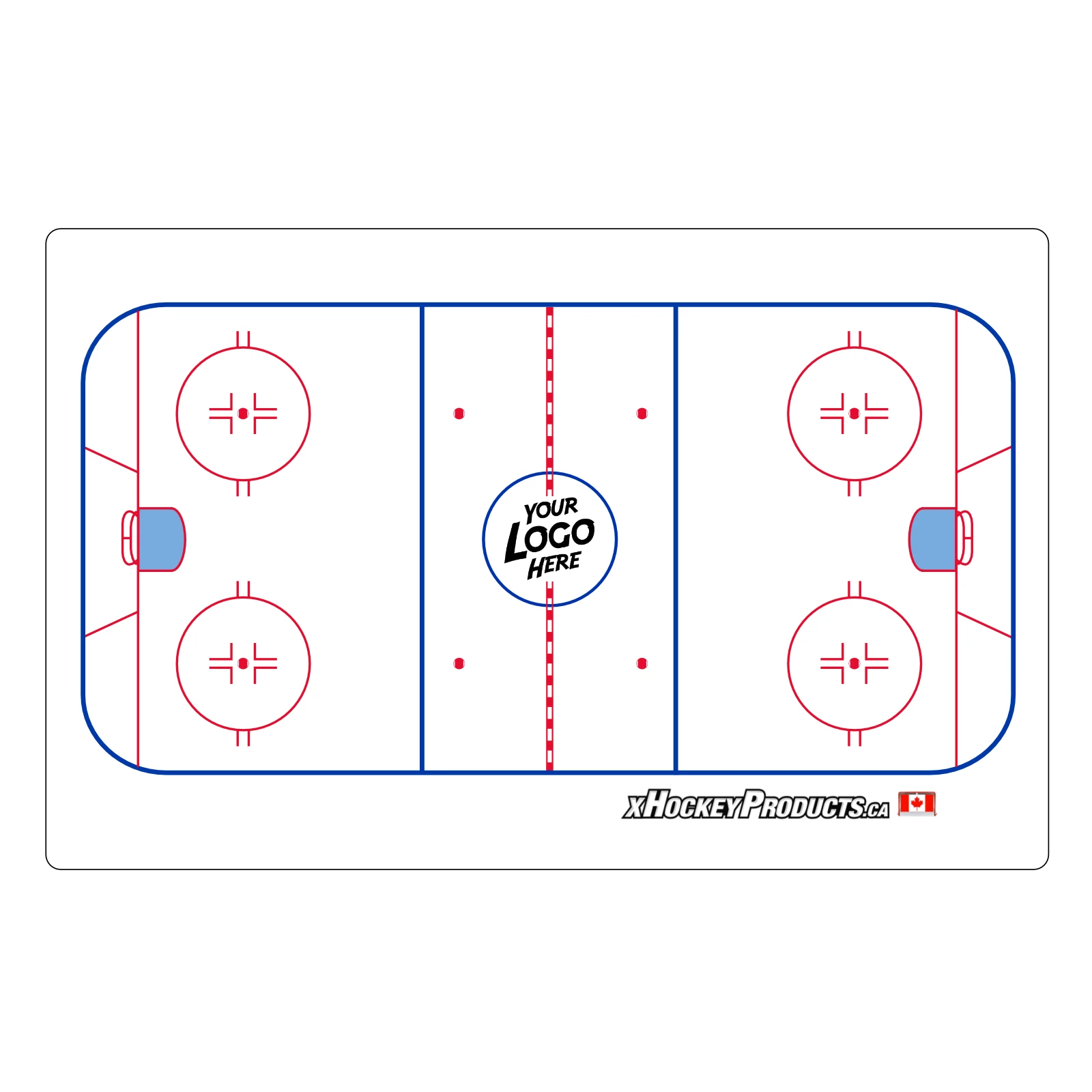 Hockey Dry Erase Coach Board Elite Suction Cup 15"x24" xHockeyProducts.ca Canada